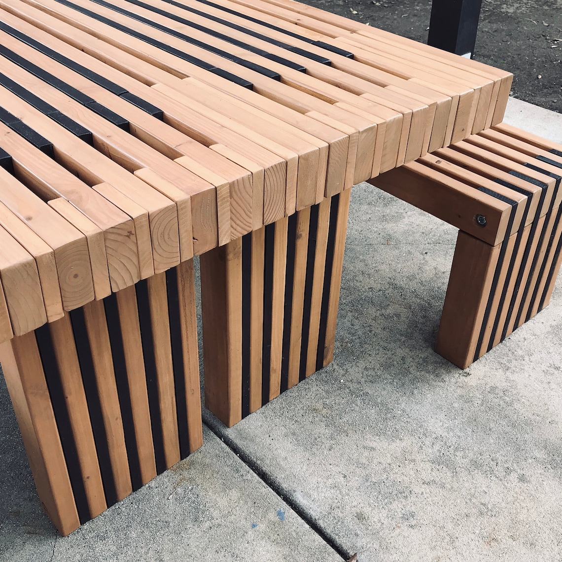 Simple Picnic Table Plans 2x4 Outdoor Furniture DIY Easy to - Etsy
