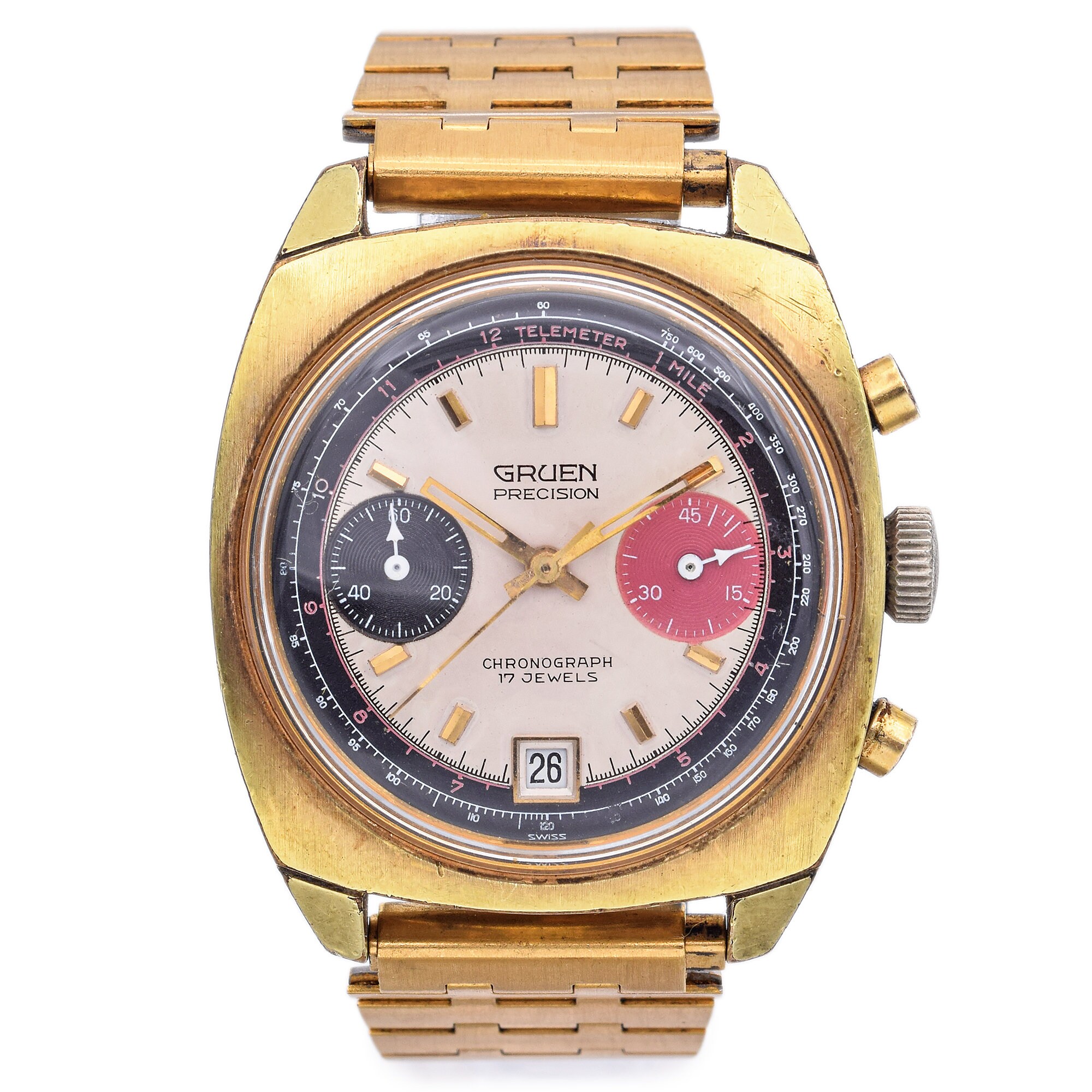 Gruen precision chronograph hotsell