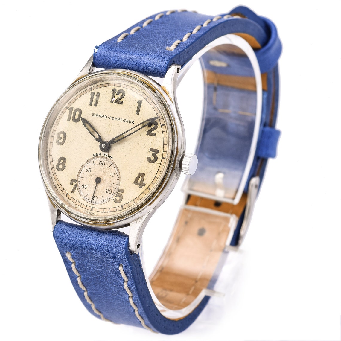 Vintage Girard Perregaux Sea Hawk Watch Military WWII Etsy