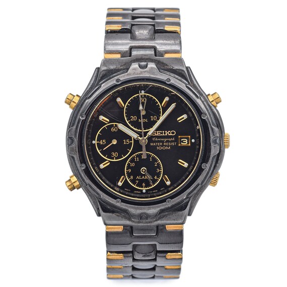 Seiko chronograph store quartz vintage