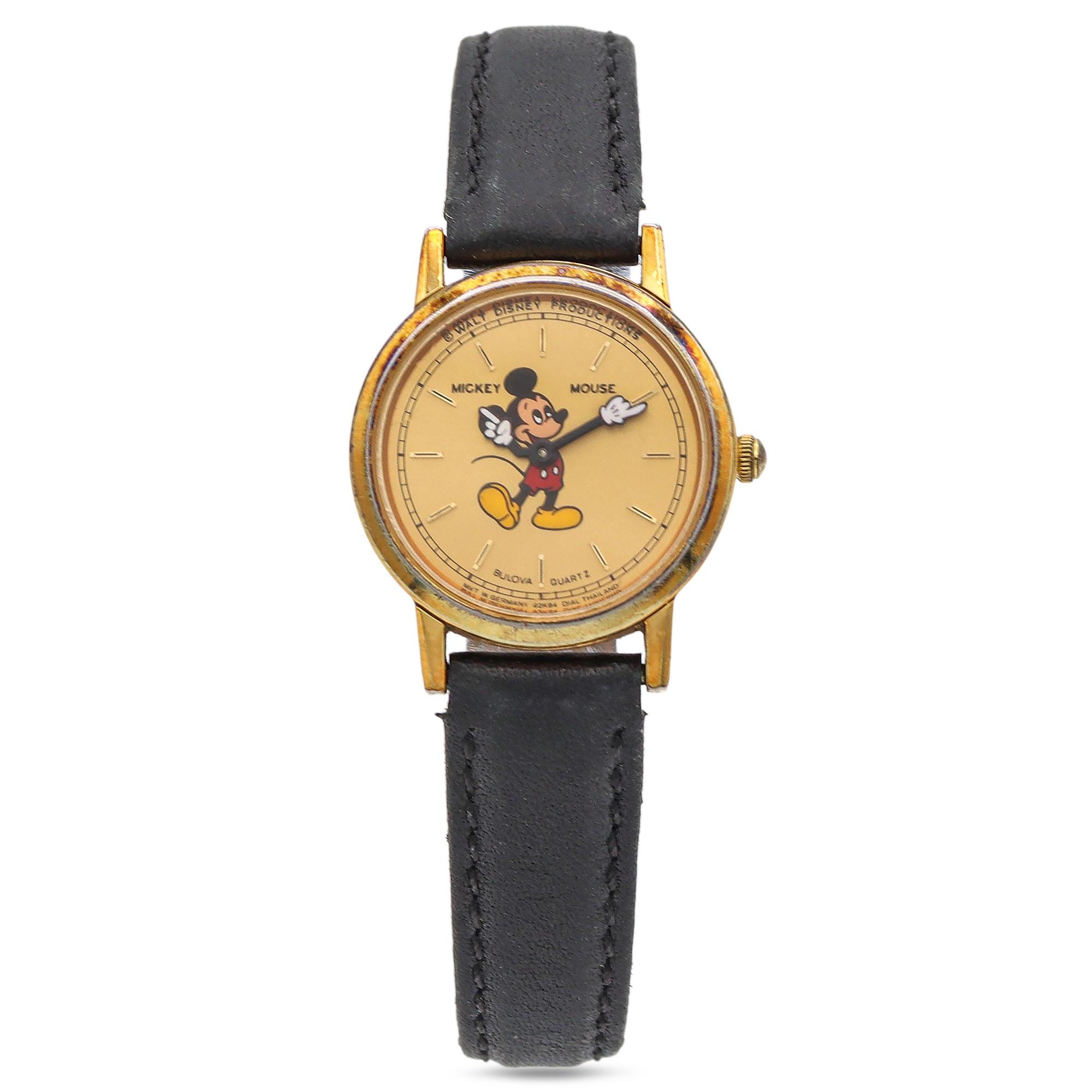 Bulova Mickey Mouse Watch Etsy UK