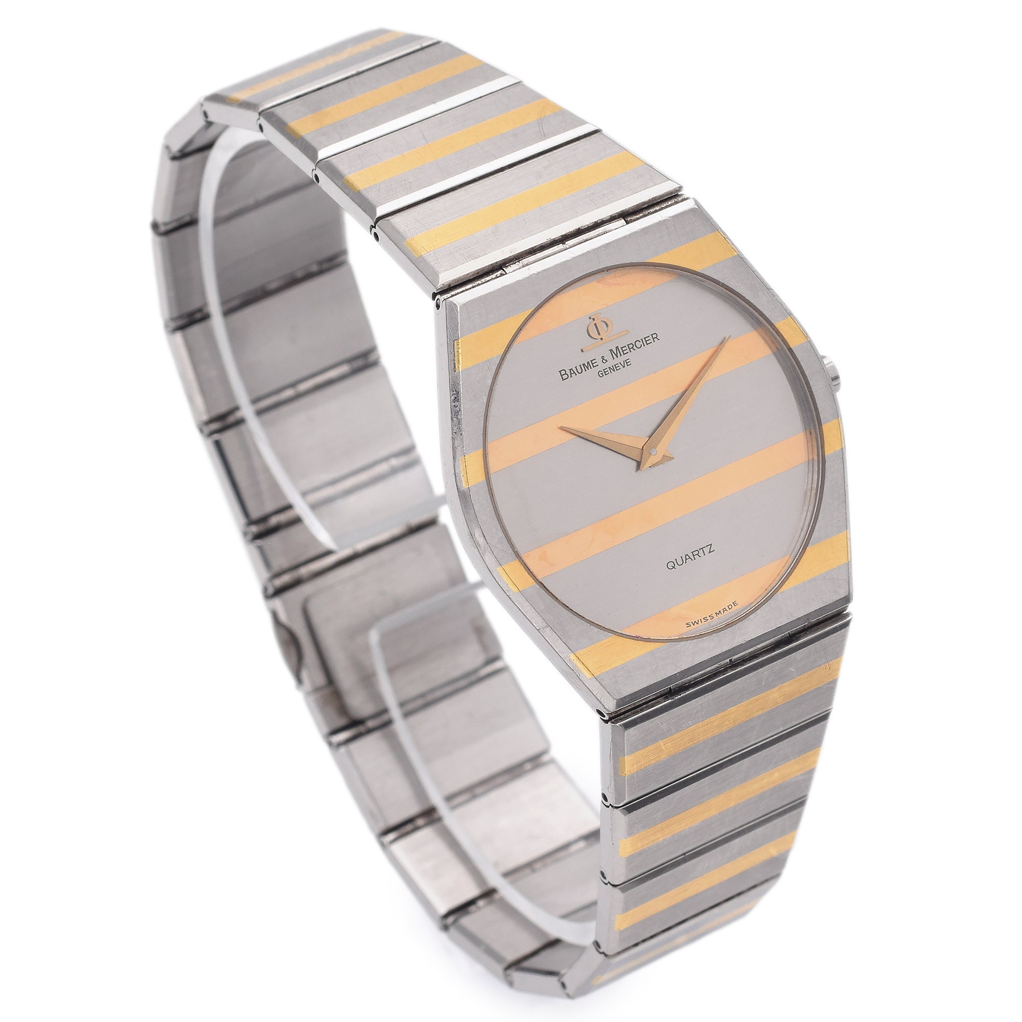 Baume & Mercier Monte Carlo DP/Steel Quartz Herrenarmbanduhr Ref  