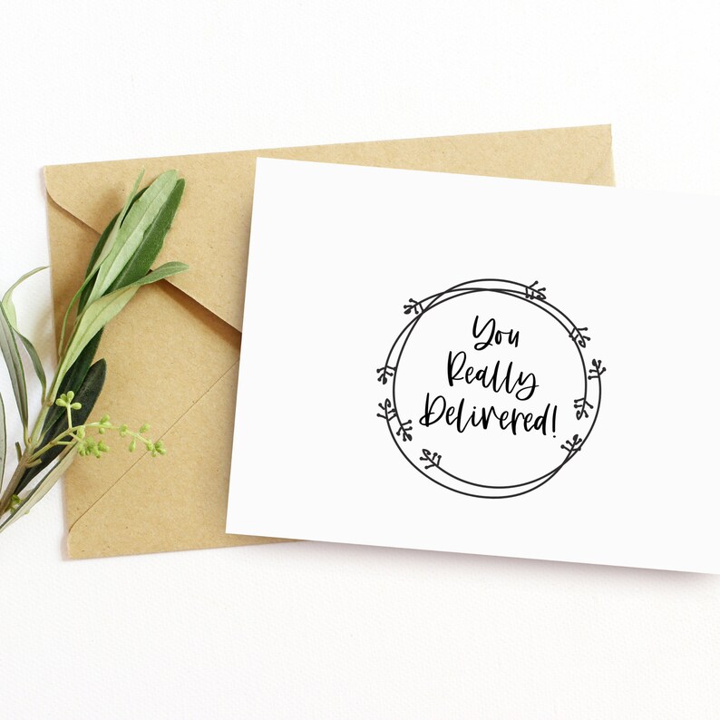 Labor and Delivery Thank You Card OBGYN Labor and Delivery Etsy