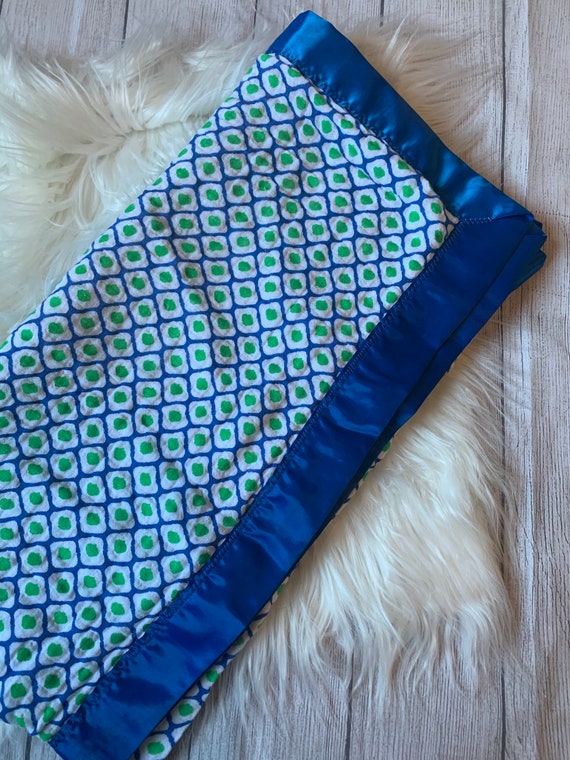 blue muslin blanket