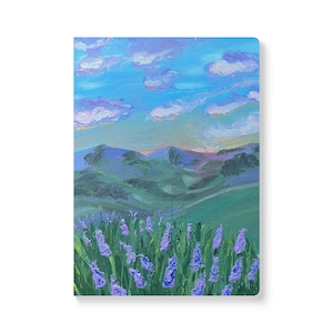 Pacific Northwest Softcover Journal,  Landscape Art, Travel Notebook, Nature Inspired Gift for Nature, Unique Diary