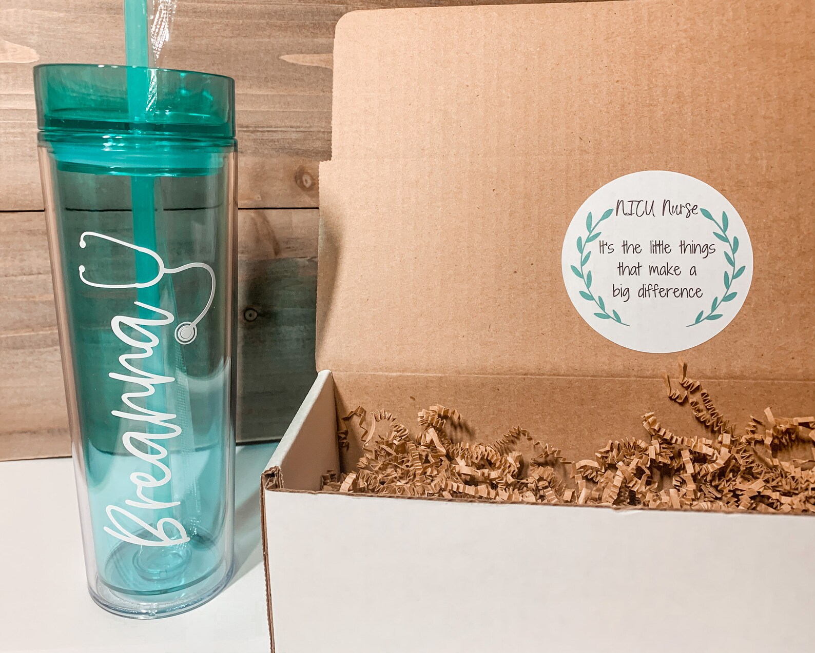 NICU Nurse Thank You Gift Personalized Name Tumbler Gift Etsy