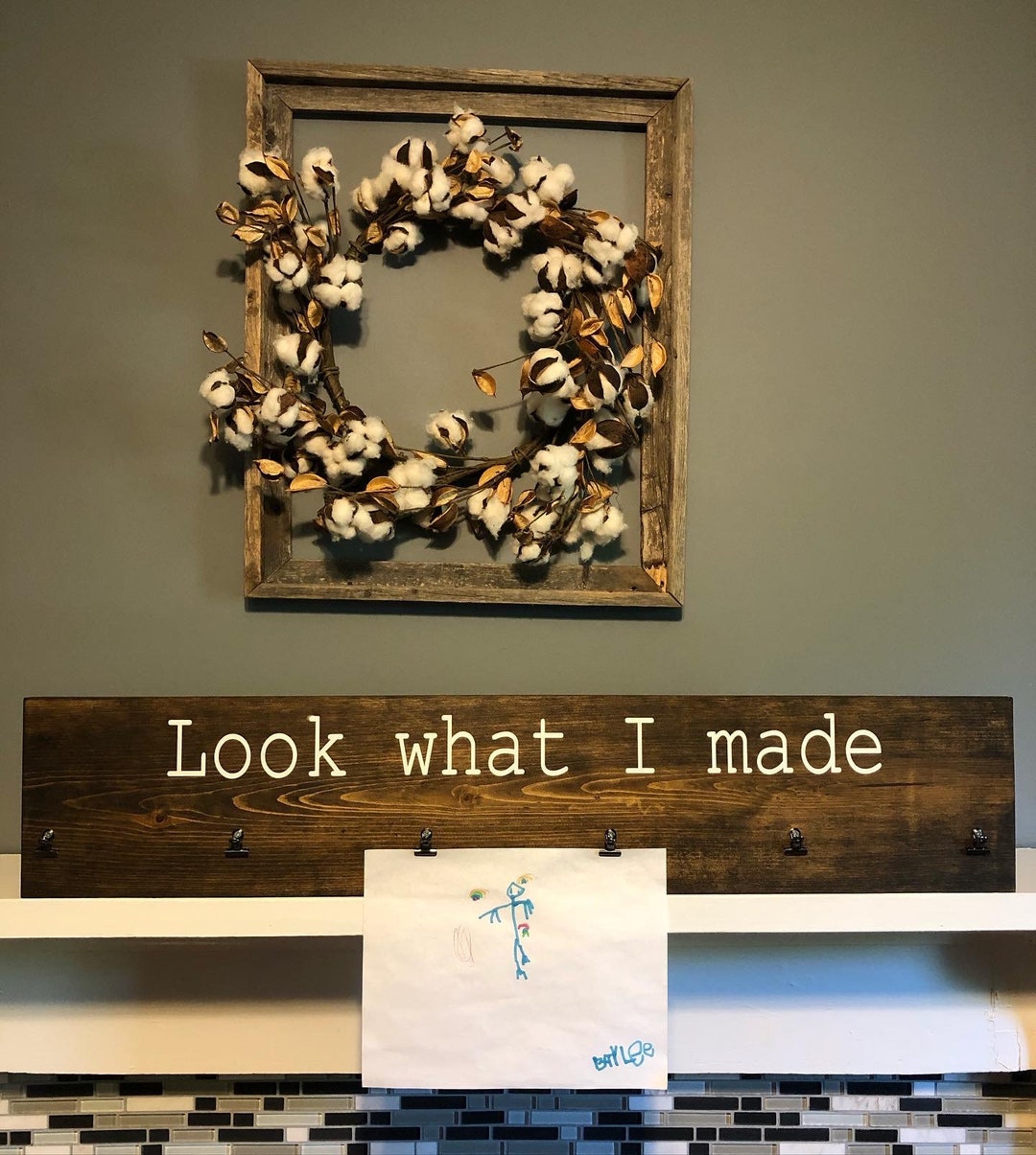 Look What I Made Art Display Signs Kids Art Display Sign Etsy