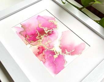 Original Framed Alcohol Ink Art | Wall Art | Abstract Art | Fluid Art | Contemporary Art | Handmade Gift | Home Decor | Interior Decor