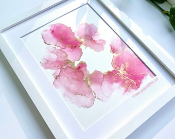 Original Alcohol Ink Art | Wall Art | Abstract Art | Fluid Art | Handmade Gift | Unique | Home Decor | Interior Decor