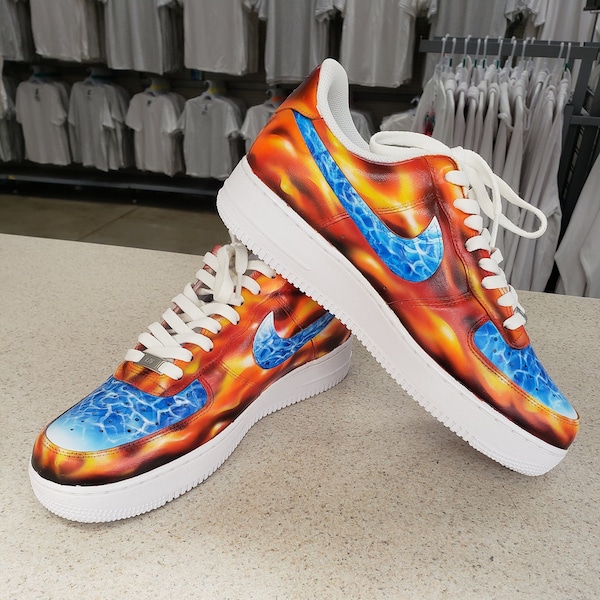 airbrushed shoes