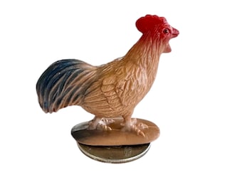 Rooster Chicken Miniature Figurine, Letter R, OO Sound, Montessori Language Object, Alphabet Box, Farm Animal, Phonics, Speech Therapy