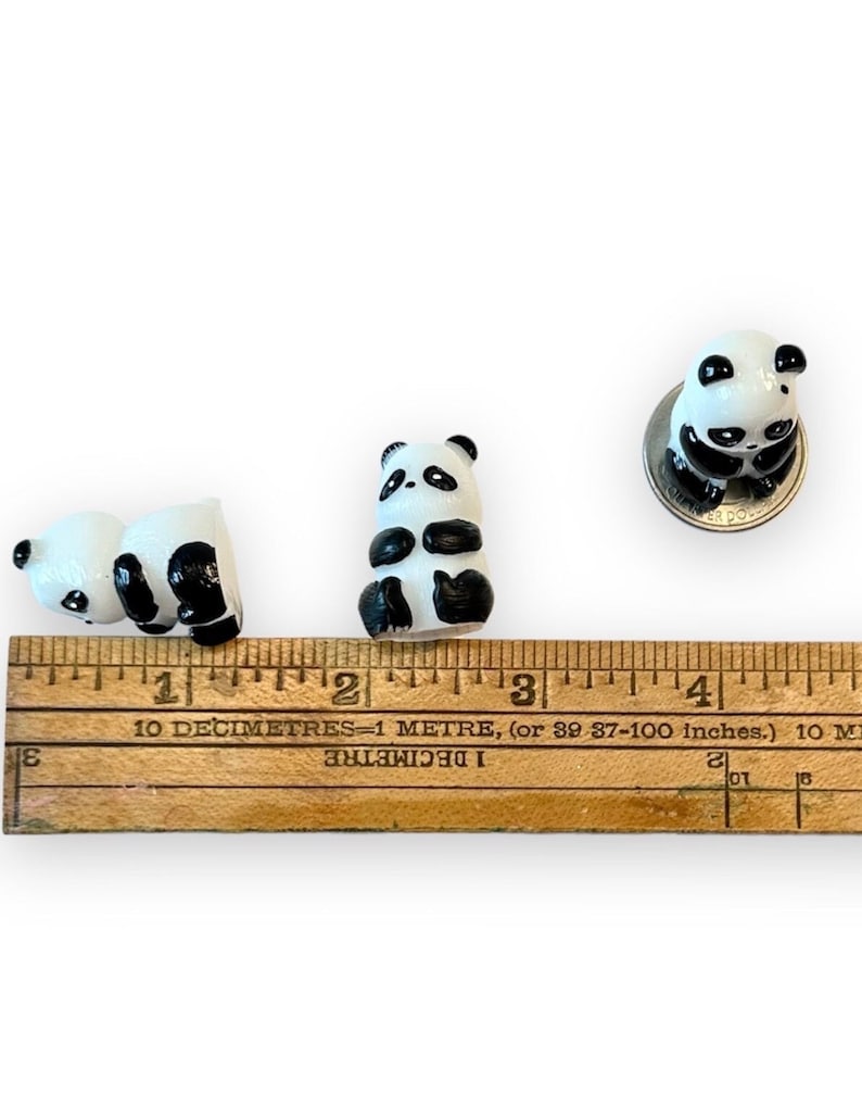 Panda Ruler Designs PANDA Miniature, Bear for Montessori Language Objects & Alphabet Boxes ...