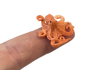 Octopus Miniature Figurine, Letter O, Montessori Language Object, Alphabet Box, Ocean Animal, Phonics, Speech Therapy, Homeschool