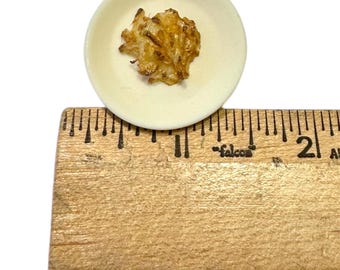 Latke Miniature, Hanukkah Chanukah Hannukah, Letter L, Montessori Language Object, Dollhouse Food, 1:6 Scale, Phonics, Homeschool