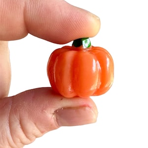 CALABAZA en miniatura, minicalabaza de resina para objetos de lenguaje Montessori y cajas del alfabeto, letra P, Halloween, otoño, educación en el hogar, accesorio de elfo