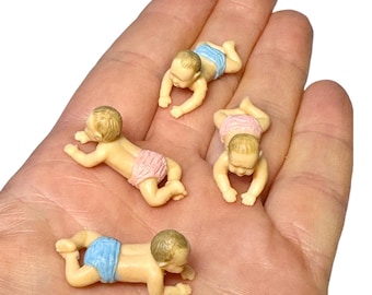 Baby Infant Miniature Figurine, Letter B, Letter I, Short Vowel I, Montessori Language Object, Alphabet Box, Phonics, Speech Therapy