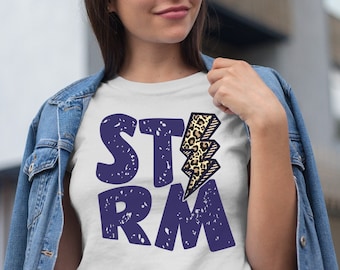 Storm Png.Personalizado Storm Leopard Angustiado Lightning Bolt Png para camiseta. Blue Storm Sublimación Deportes Diseño digital