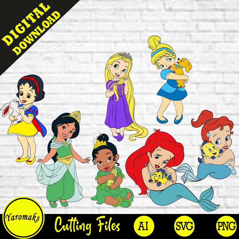 Download Bebé pincess Svg para cricut. Imágenes prediseñadas ...