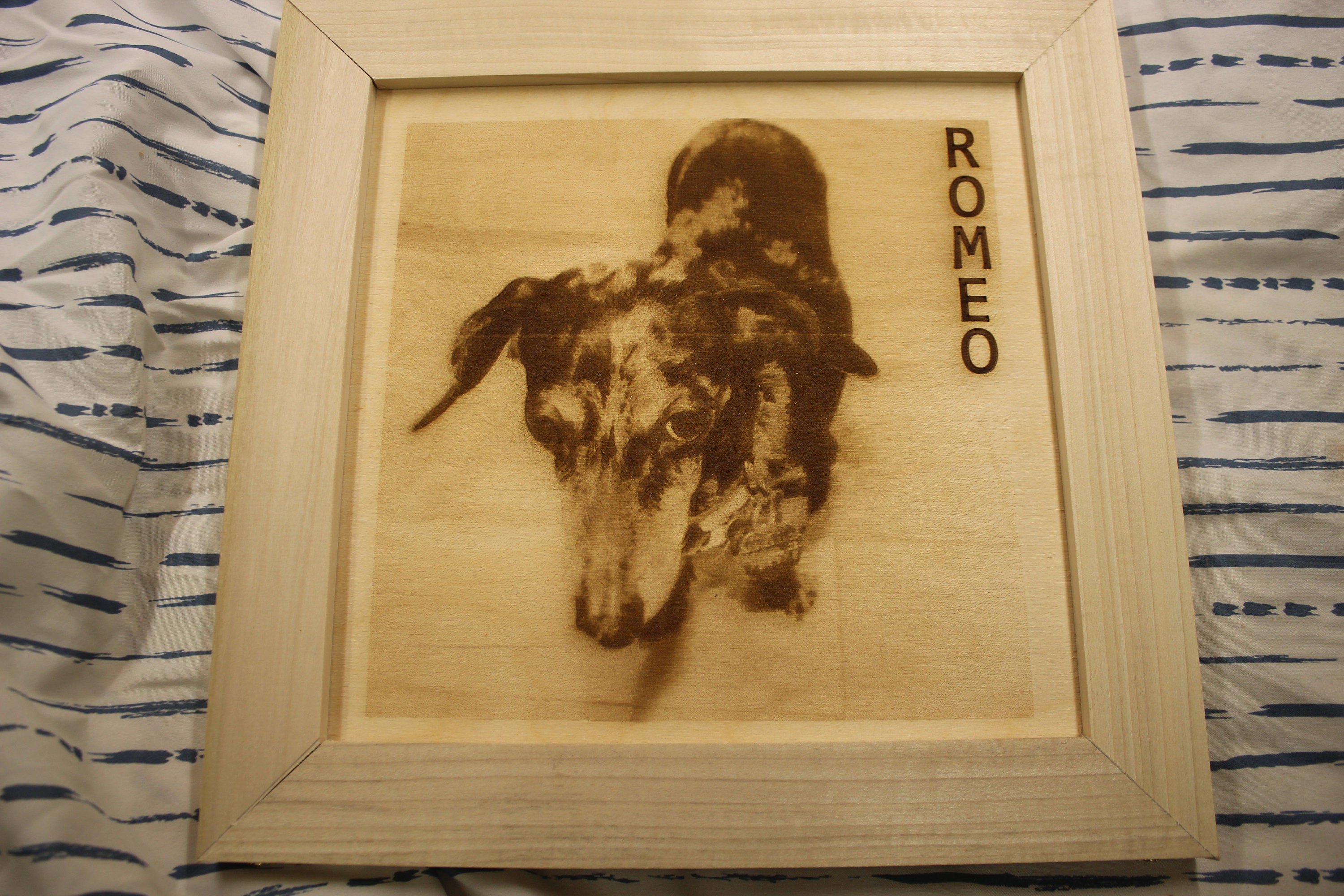 Picture of Customized Doghouse engraved Pet Kennel unique Outdoor Abode engraved ...