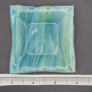 small fused glass dish