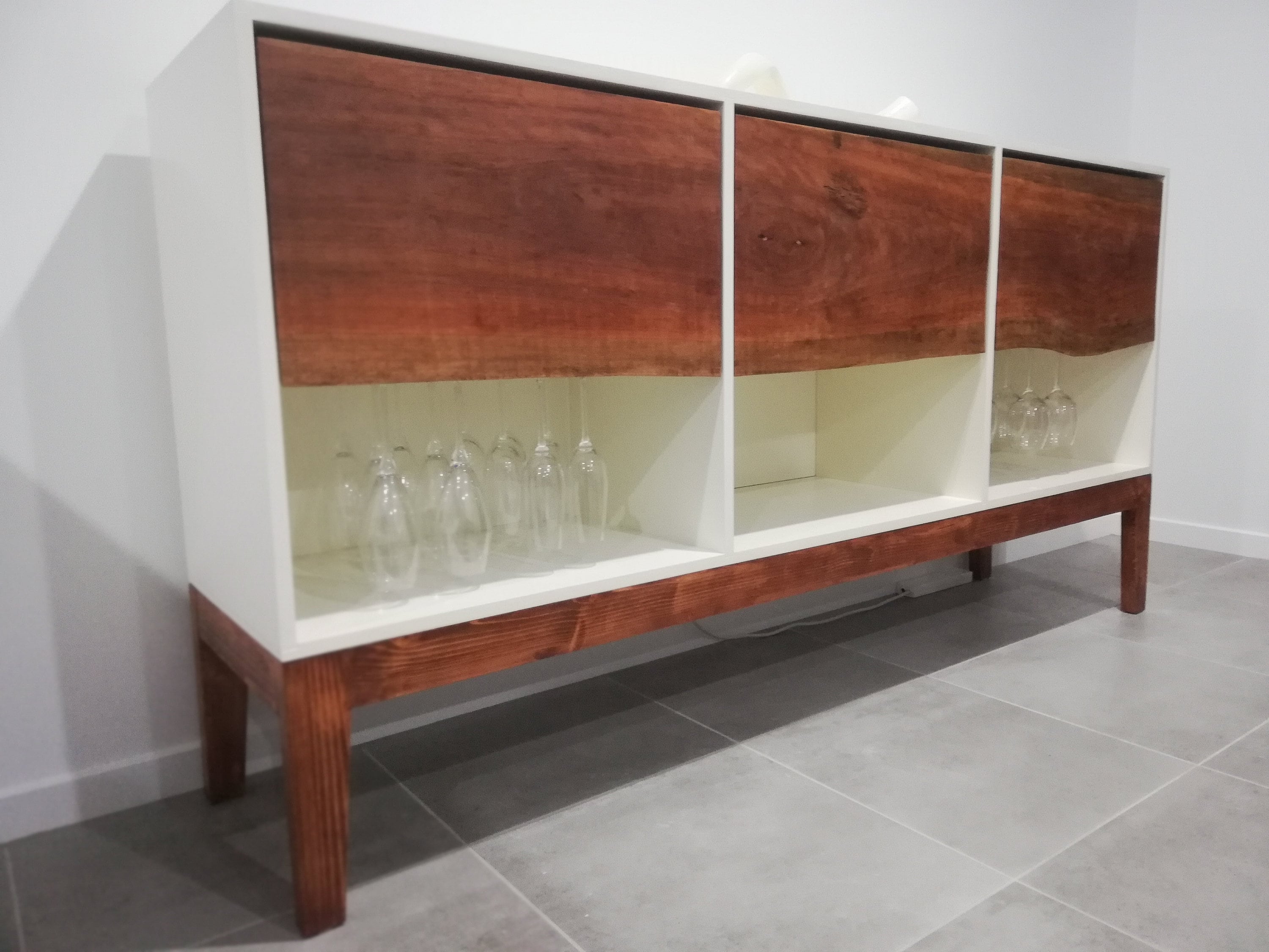 Buffet de estilo moderno muebles personalizados hechos a mano | Etsy