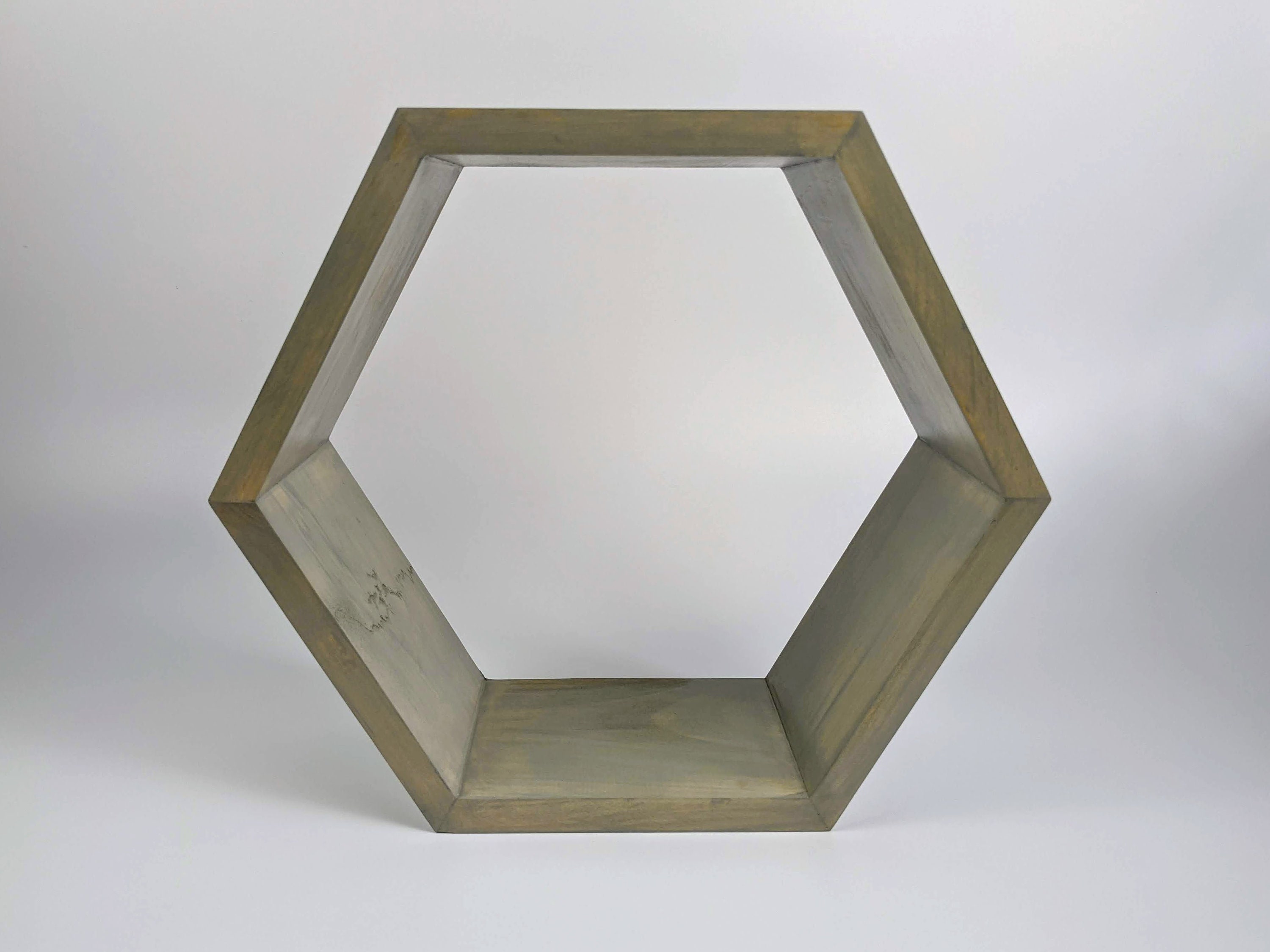 Hexagon shelves Floating Shelf Hexagon Shelf Wall Shelf Etsy