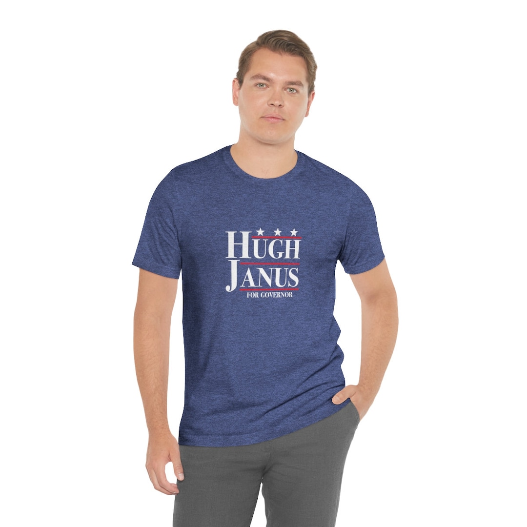 Hugh Janus Hilarious Funny Political Unisex Jersey Short Sleeve