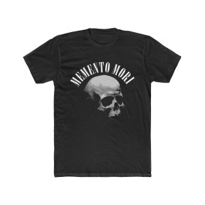 Men&#39;s Memento Mori (stoic) Cotton Crew Tee