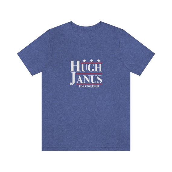 Hugh Janus Hilarious Funny Political Unisex Jersey Short Sleeve