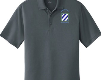 3rd Infantry Division - Rock of the Marne polo K110