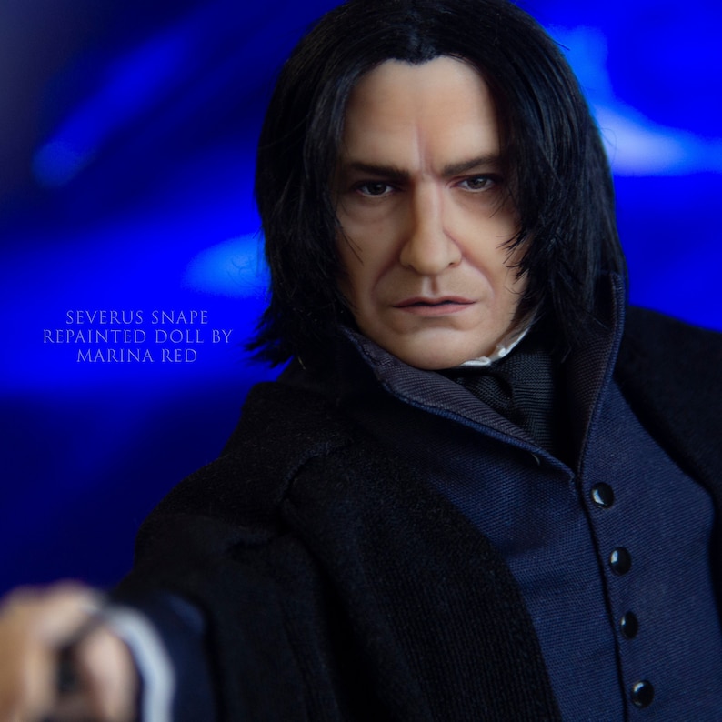 Severus Snape Harry Potter OOAK repainted Mattel doll Etsy
