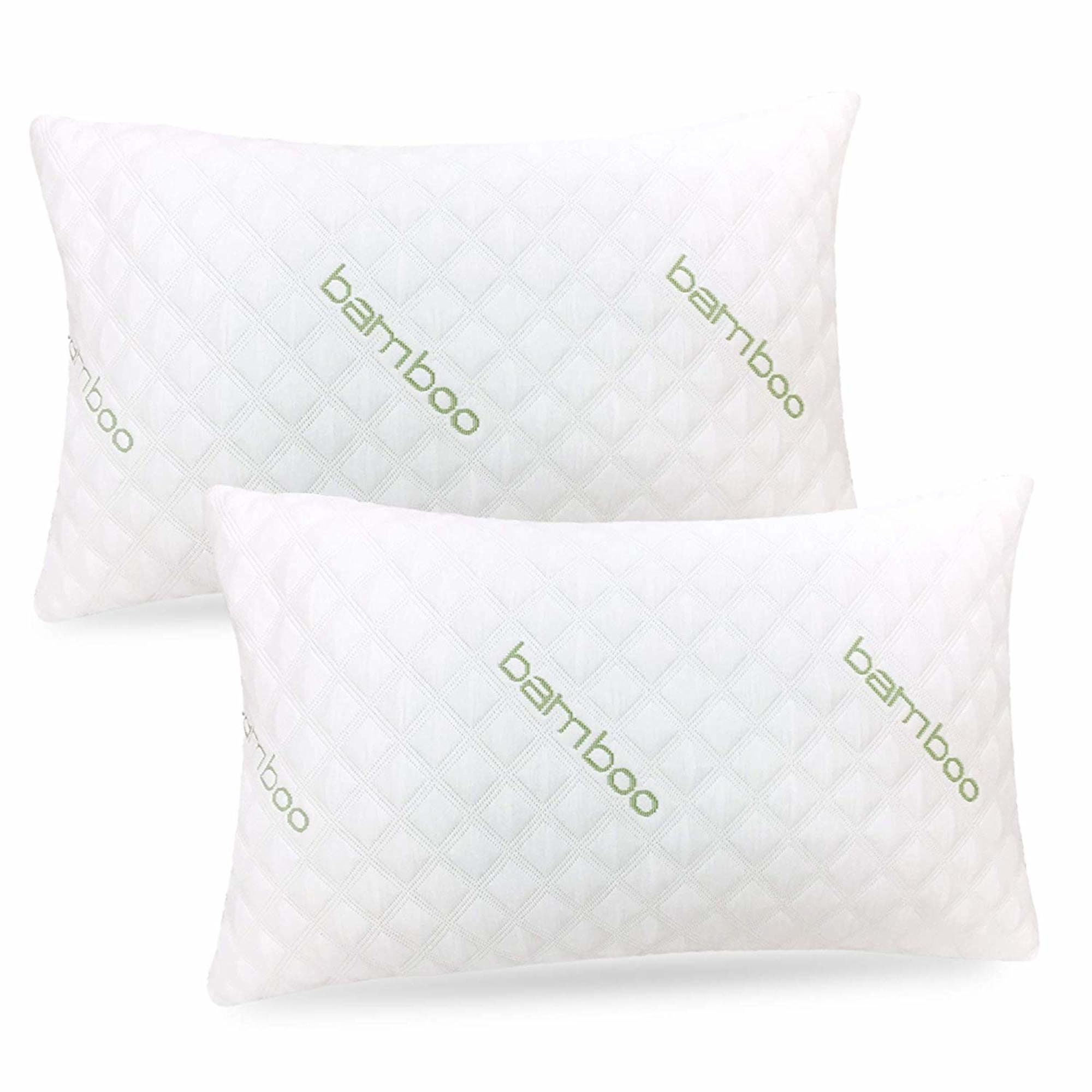 Ik Bamboo Pillows Juego de 2 almohadas ajustables de espuma Etsy España
