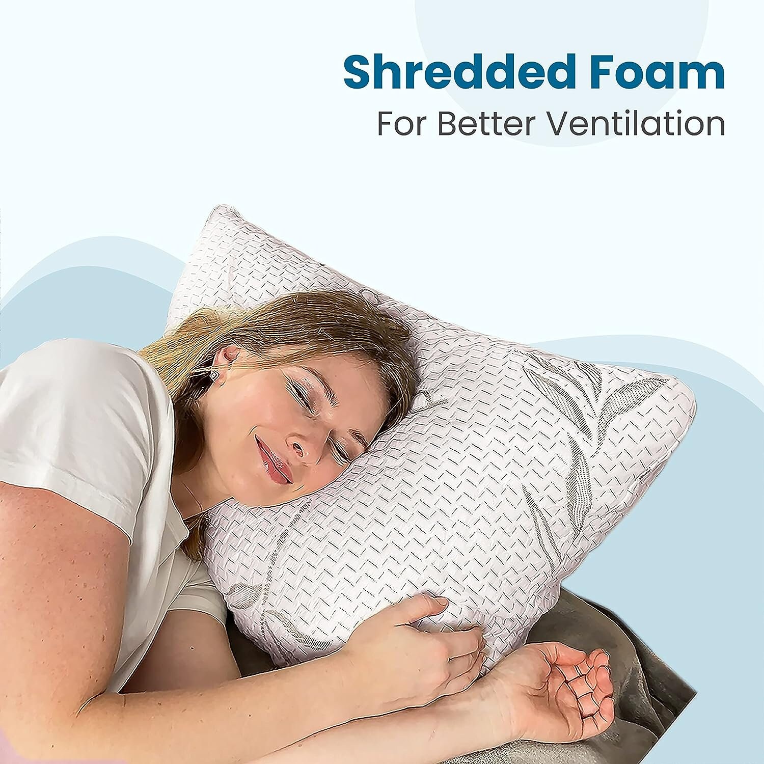 Crushed foam pillow online