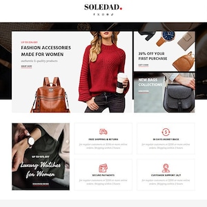 Trendiges Mode-WordPress-Theme für Bekleidungsblog und WooCommerce | Mehrzweckdesign
