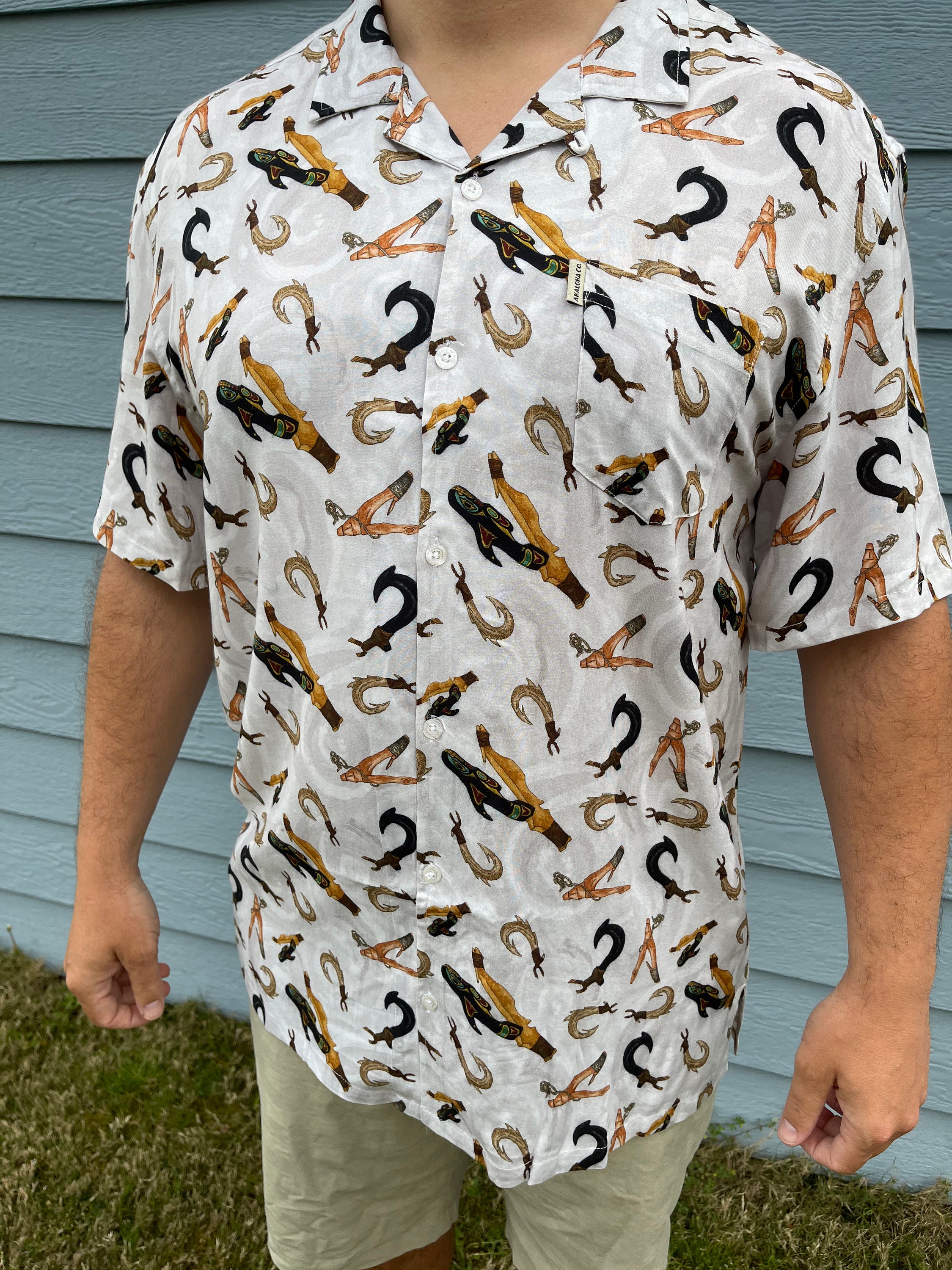 Hawaiian Shirt, Polynesian Shirt, Pacific NW Shirt, Maui Shirt