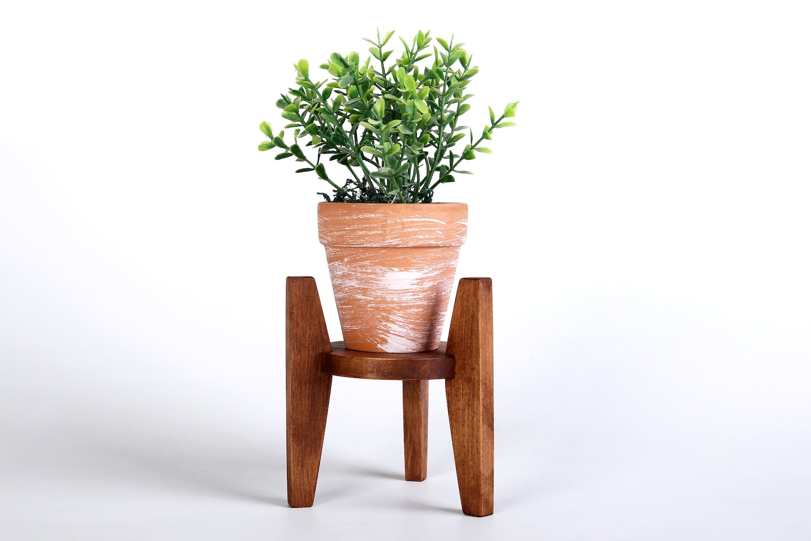 Mid Century Modern Plant Stand Cactus Mini Plant Stand Etsy