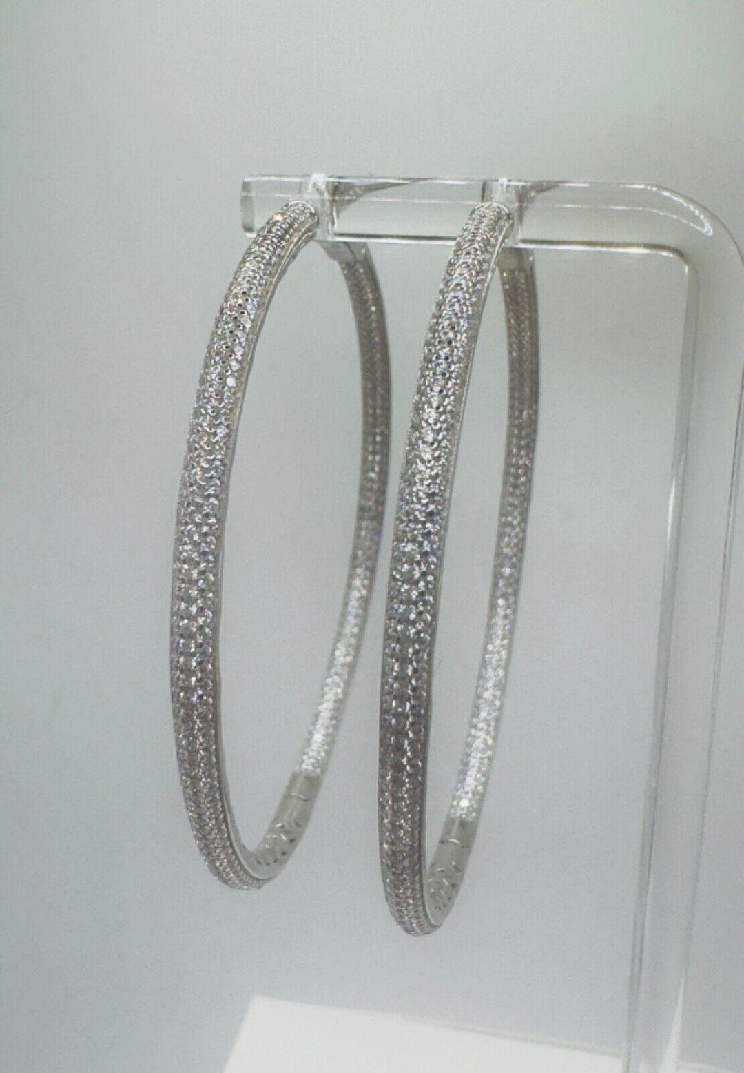 Setting Hoops Prong Setting Hoops in Sterling Silver - Etsy