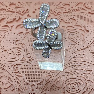 Butterfly sterling silver ring