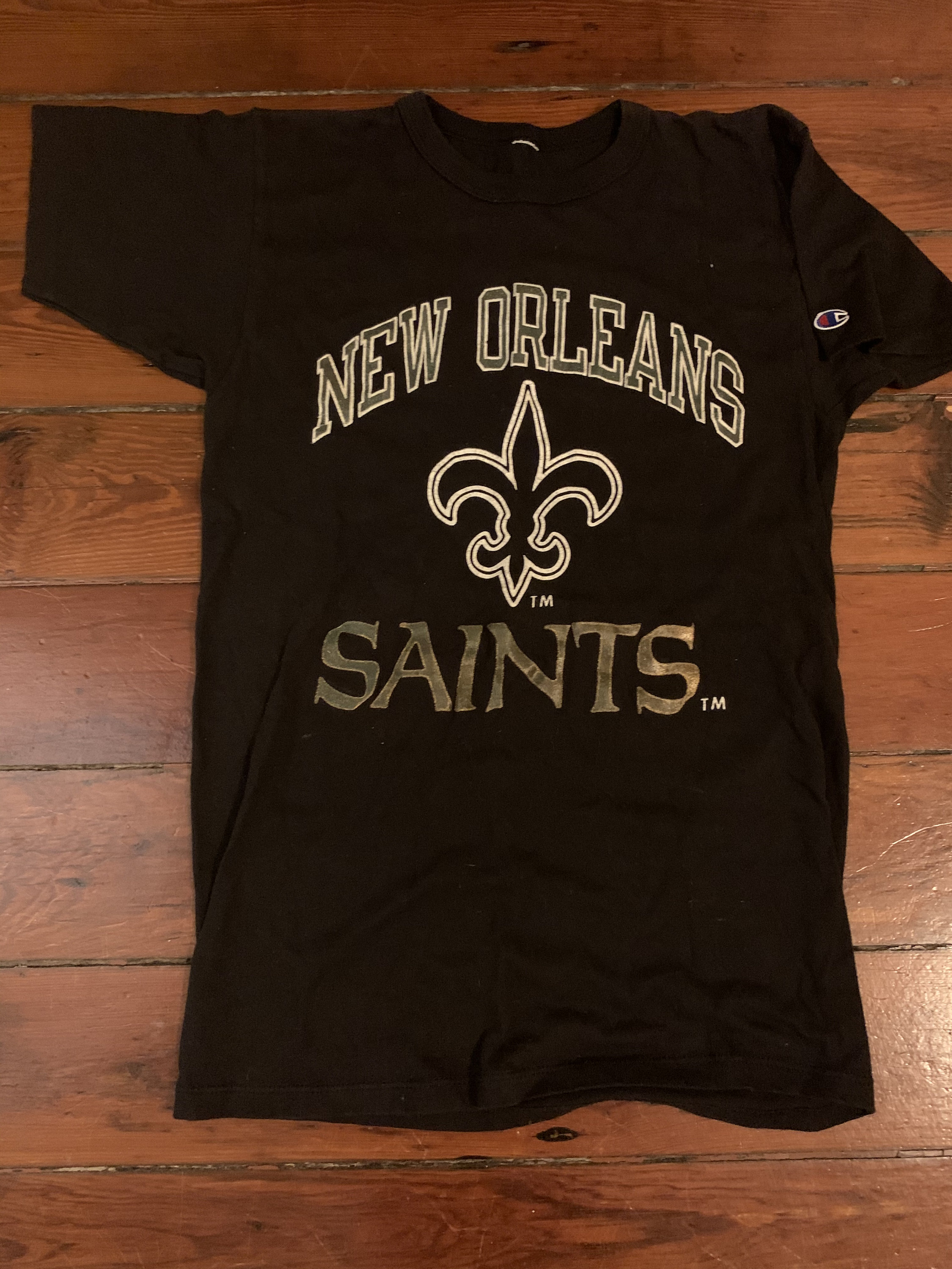 New Orleans Saints vintage champion t-shirt small/medium | Etsy