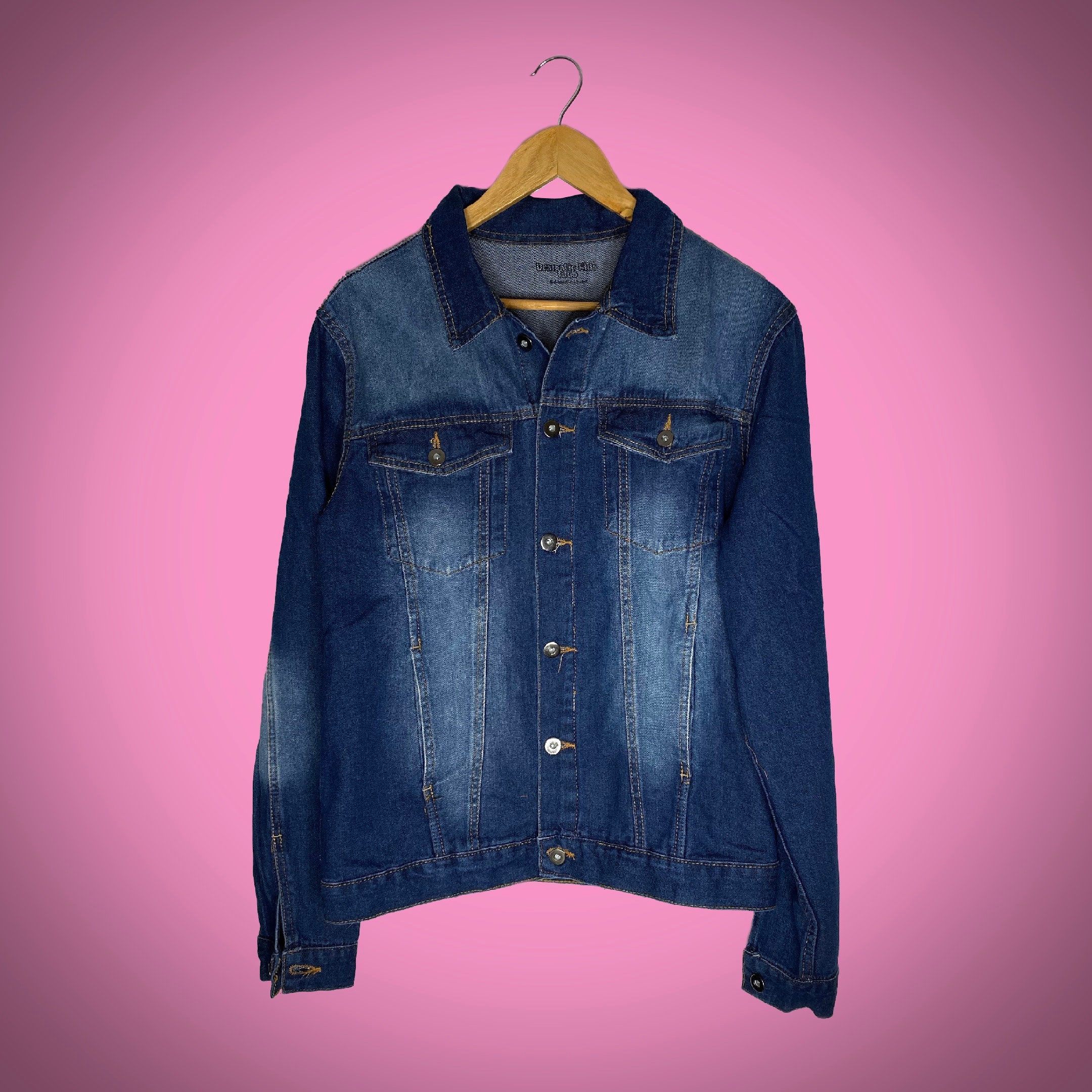 Unisex Denim Jacket with Wax insert S Etsy