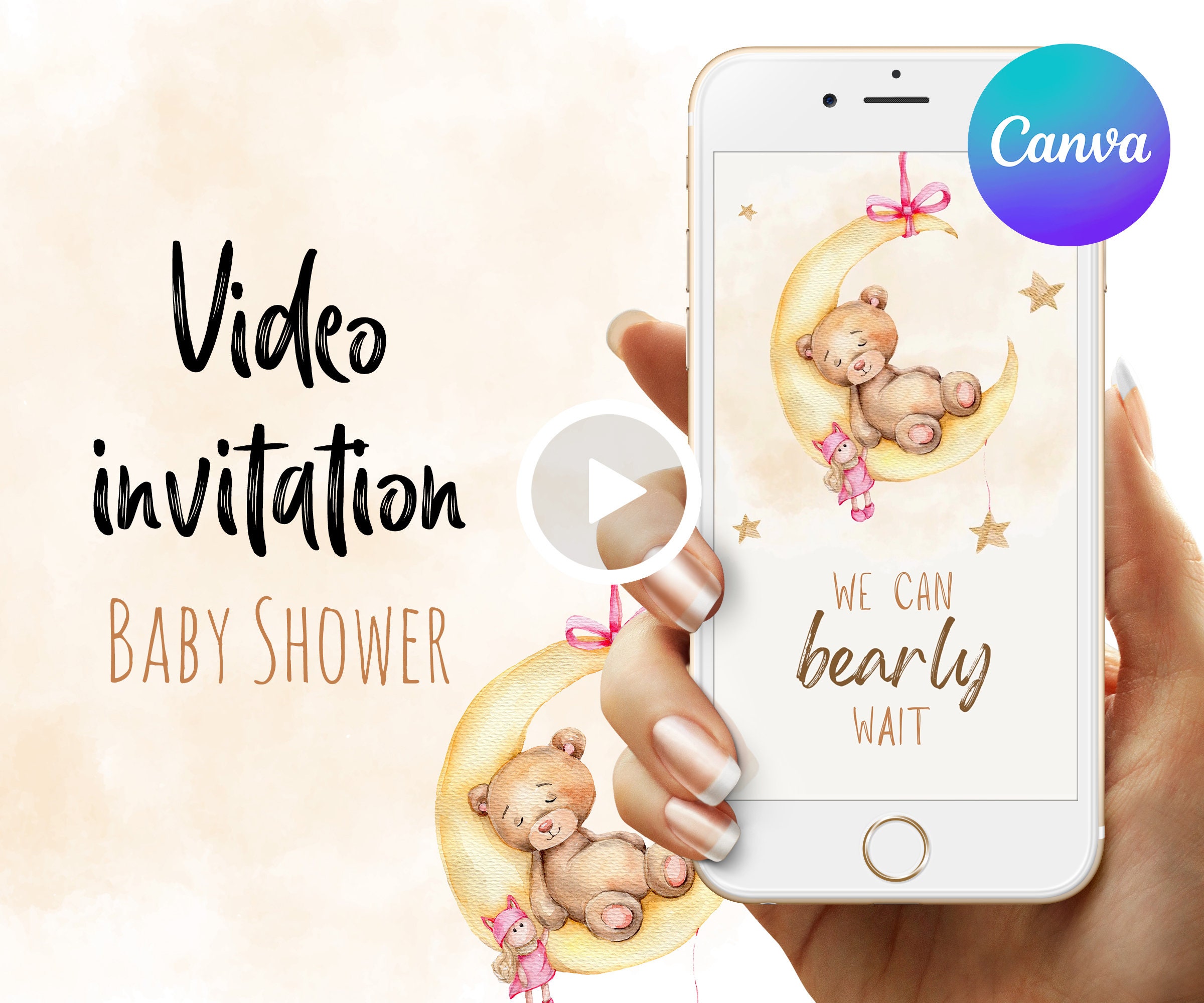 Teddy Bear Baby Shower Video Invitation Baby Shower Animated - Etsy Teddy Bear Baby Shower Video Invitation Baby Shower Animated - Etsy