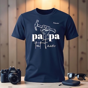 Personalized Dad T-shirt - Personalized Dad Gift Idea, Father&#39;s Birthday T-shirt, Father&#39;s Christmas, Father&#39;s T-shirt, Gift for Him - Men&#39;s Gift