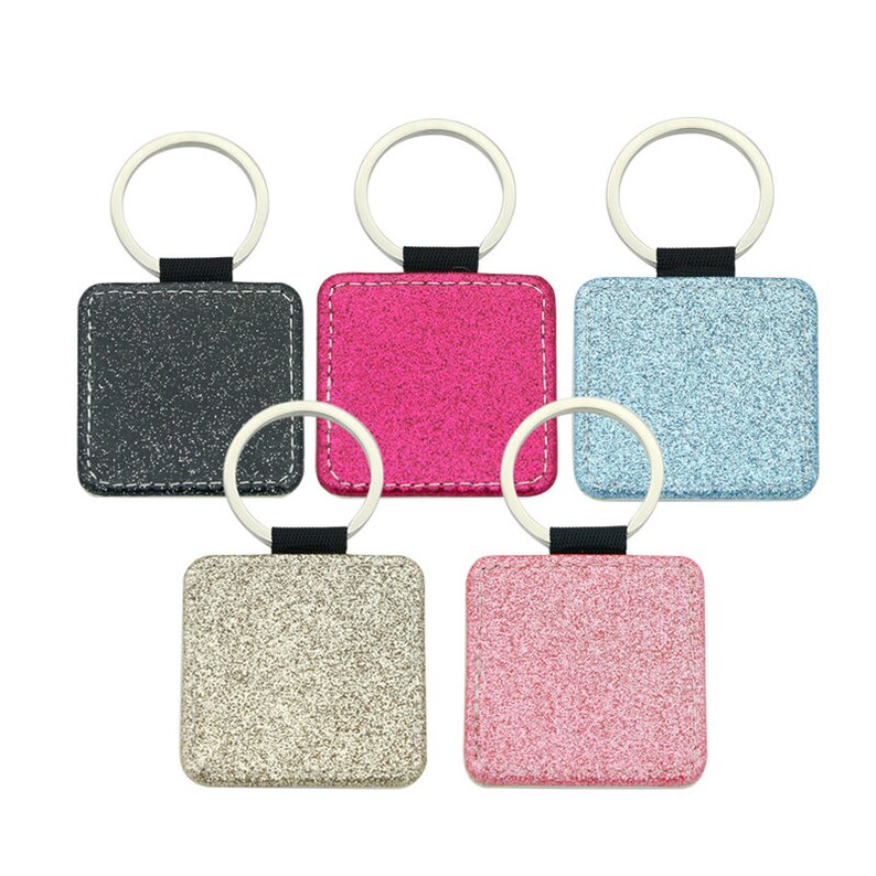 10 Pack of Glitter Key Chains for Sublimation FREE SHIPPING Etsy