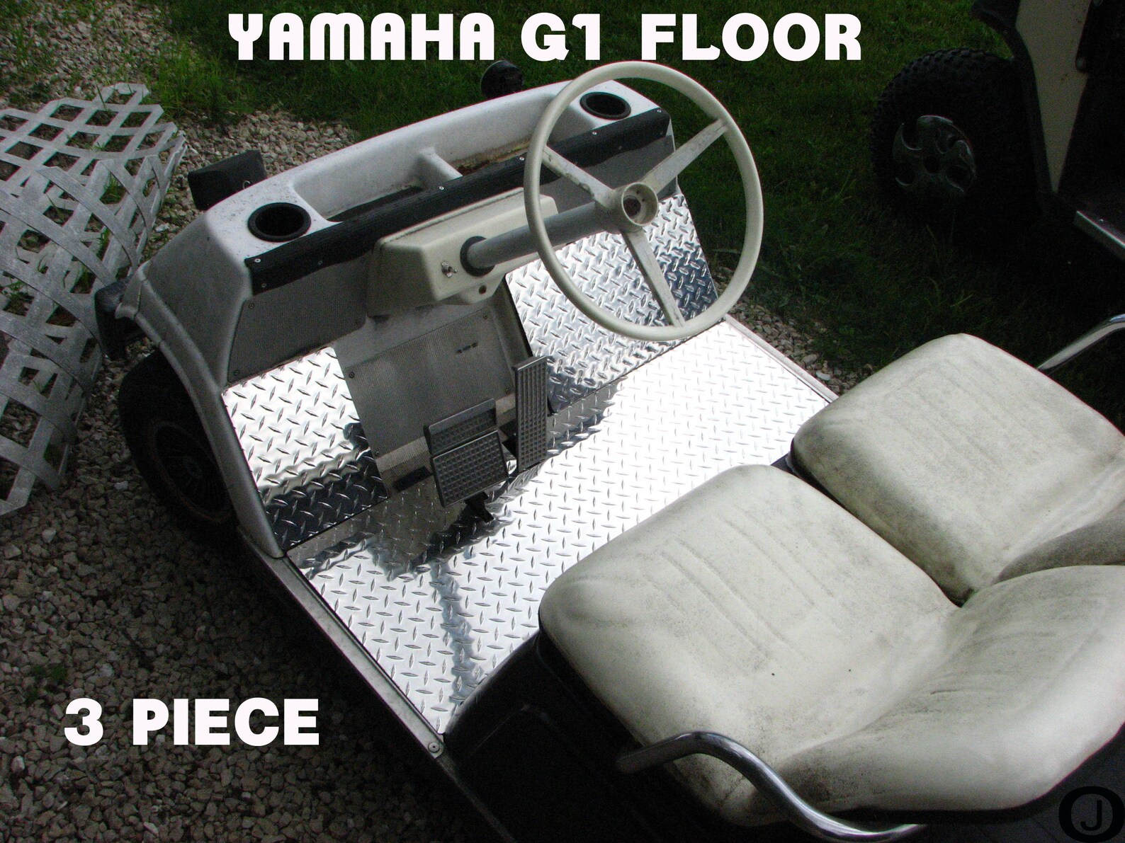 YAMAHA G1 golf cart Highly Polished Aluminum Diamond Plate 3 Etsy