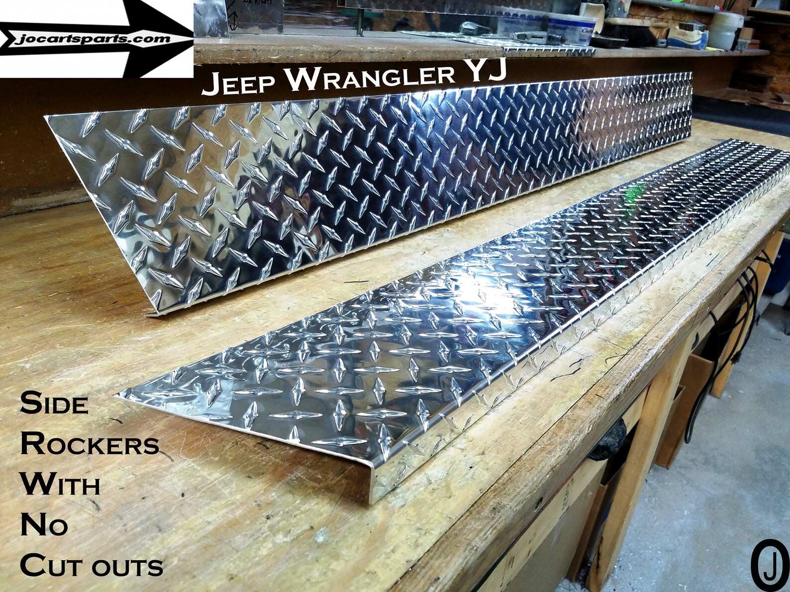 JEEP YJ Wrangler Diamond Plate Rocker Panels No Cut Outs & 1 Etsy