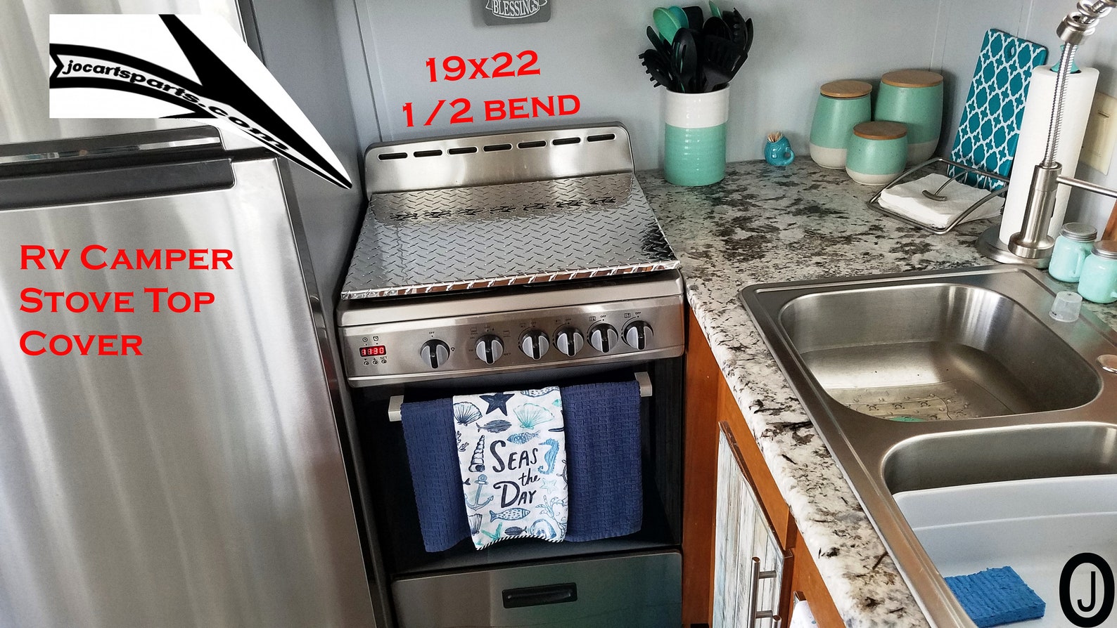 RV Camper Stove Top Cover Highly Polished Aluminum Diamond Etsy