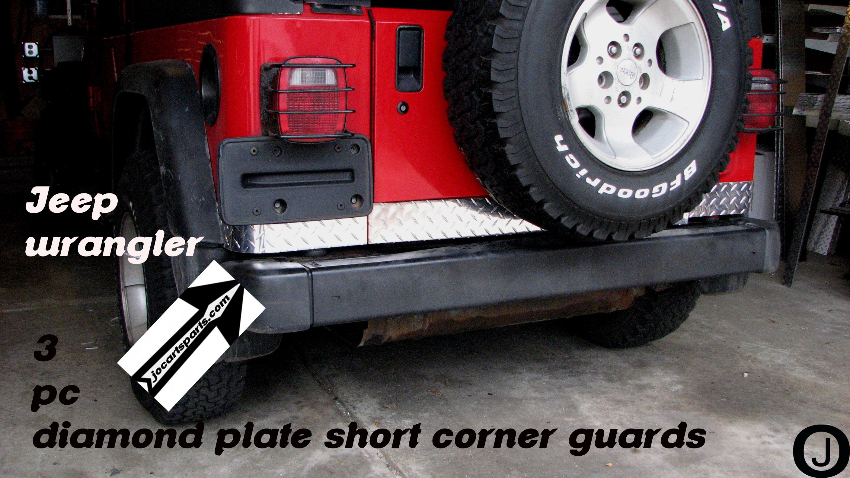 Jeep Wrangler Corner Guards, Jeep LJ Corner Guard Set