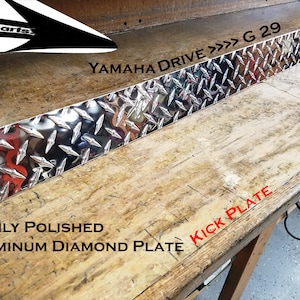 Fits Yamaha Drive G29 Golf Cart Diamond Plate Kick Panel