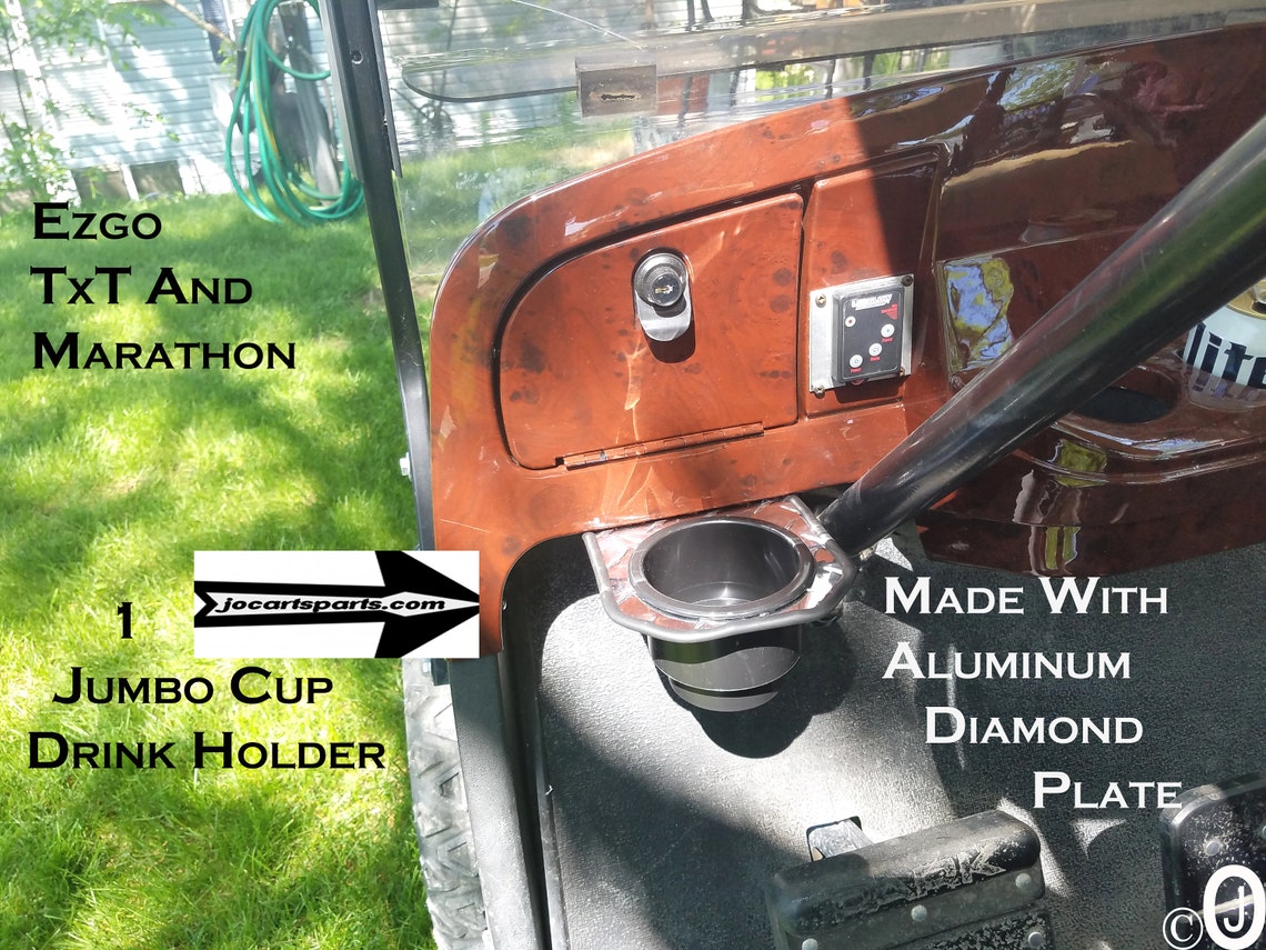 Fits Ezgo Txt 1 Jumbo Cup Drink Holder Made With Polished Etsy