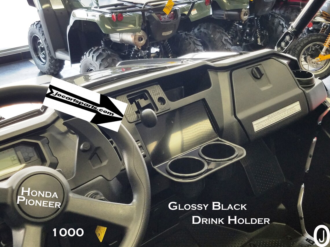Honda Pioneer 1000 JUMBO Dash Cup Holder Black Coated Aluminum Etsy